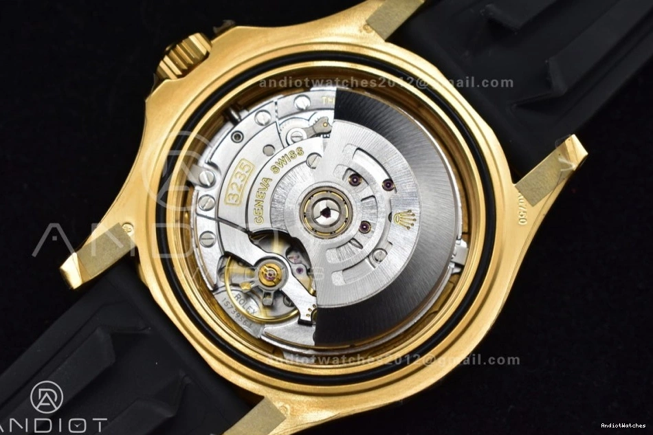 Yacht-Master Bezel 1:1 Rubber 1224 Black Ceramic Strap Best Black on 3D EyeCatching 42mm VS VSF Edition 226658 0401